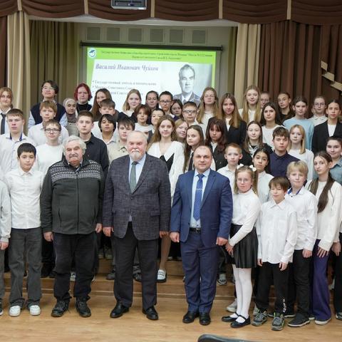 Урок мужества с внуком Маршала